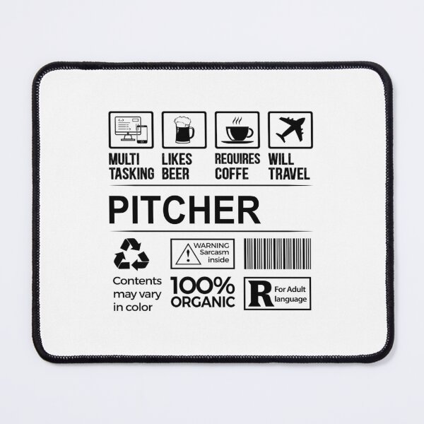 Item preview, pitcher T Shirt, MultiTasking Certified Job Gift Item, Job Profession,Mens Womens Girls Dad, pitcher Christmas Birthday Gift designed and sold by xlnv.