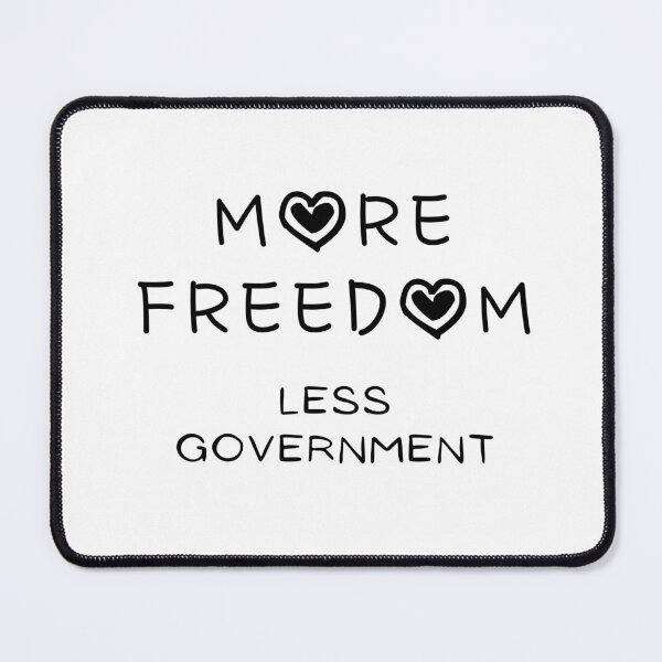 Item preview, More Freedom Less Government designed and sold by Liberty & Unicorns.