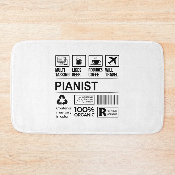 Item preview, pianist T Shirt, MultiTasking Certified Job Gift Item, Job Profession,Mens Womens Girls Dad, pianist Christmas Birthday Gift designed and sold by xlnv.
