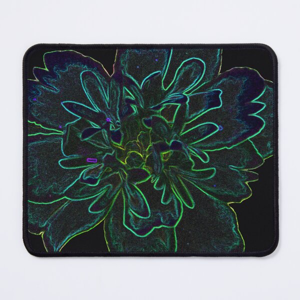 Item preview, Neon Yellow And Green Flower Pattern designed and sold by WildandDivine.
