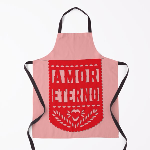 Item preview, Eternal love red mexican banner papel picado fiesta handmade decorations eternal love san valentines gift designed and sold by T-Mex.