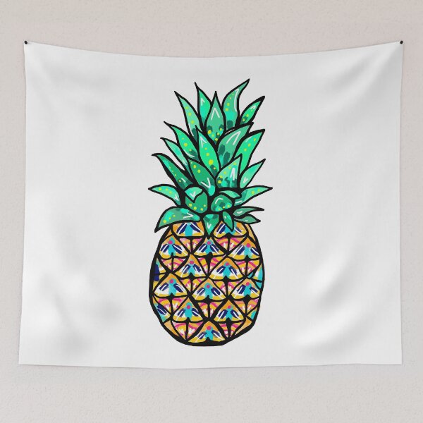 Item preview, Colorful Pineapple Illustration designed and sold by aterkaderk.