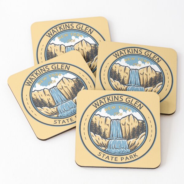 Item preview, Watkins Glen State Park New York Badge designed and sold by KrisSidDesigns.