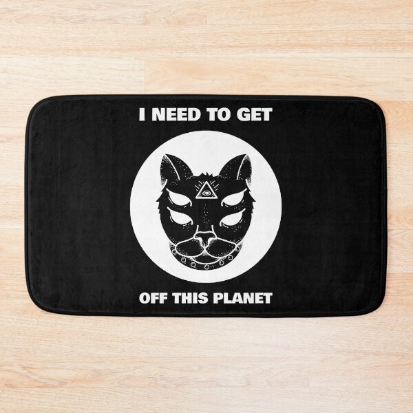 Item preview,  I Need To Get Off This Planet Alien Funny Weird Cat designed and sold by TheWildFlix.
