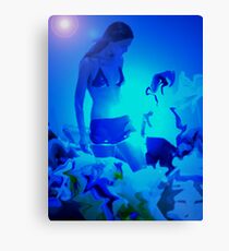 Blue Summer 1 Canvas Print
