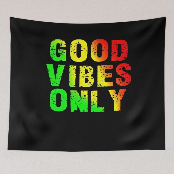Item preview, Good Vibes Only Rasta Reggae Jamaica Roots Flag designed and sold by Countrysmart.