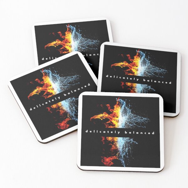 Item preview, Delicately Balanced. Fire And Water Design. designed and sold by JoseyMiles.