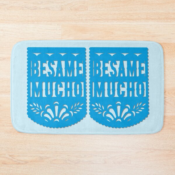 Item preview, Besame mucho red mexican banner papel picado fiesta handmade decorations san valentines gift designed and sold by T-Mex.
