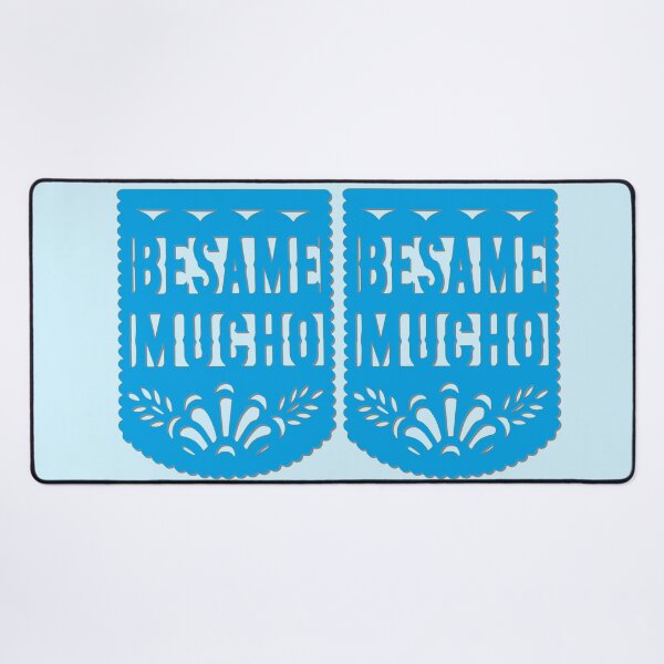 Item preview, Besame mucho red mexican banner papel picado fiesta handmade decorations san valentines gift designed and sold by T-Mex.