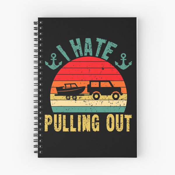 Item preview, I Hate Pulling Out Retro Boating Boat Captain designed and sold by Countrysmart.