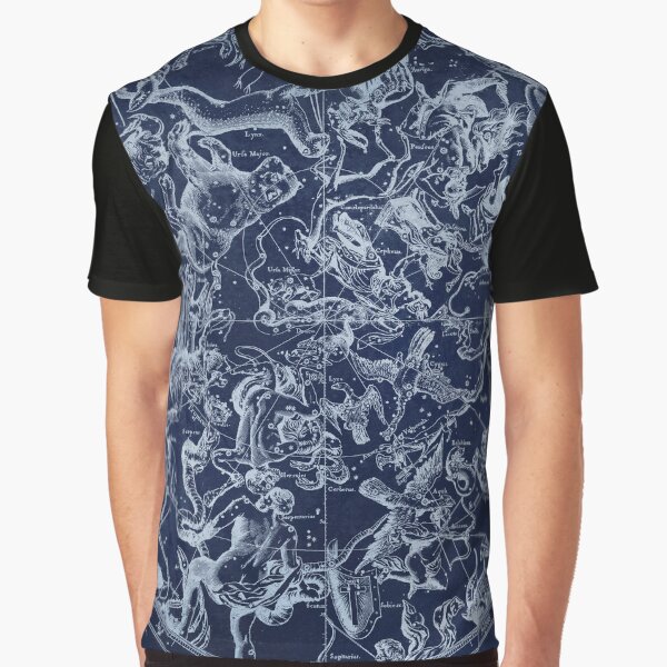 Vintage Constellations & Astrological Signs | White Graphic T-Shirt