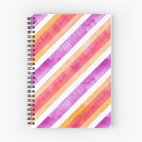 Item preview, Purple Red Watercolor Diagonal Pinstripe Pattern, Watercolor Diagonal Stripes, Watercolor Diagonal Lines  designed and sold by antevasinart.