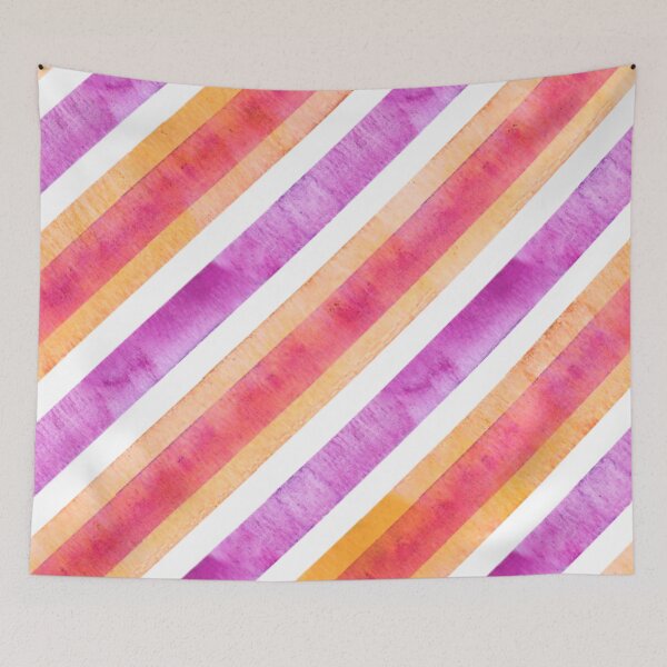 Item preview, Purple Red Watercolor Diagonal Pinstripe Pattern, Watercolor Diagonal Stripes, Watercolor Diagonal Lines  designed and sold by antevasinart.