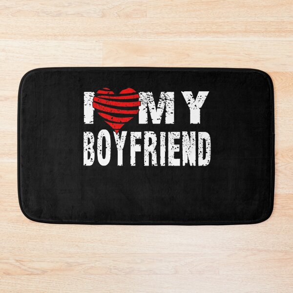 Item preview, I Love My Boyfriend I Heart My Awesome Love designed and sold by Countrysmart.