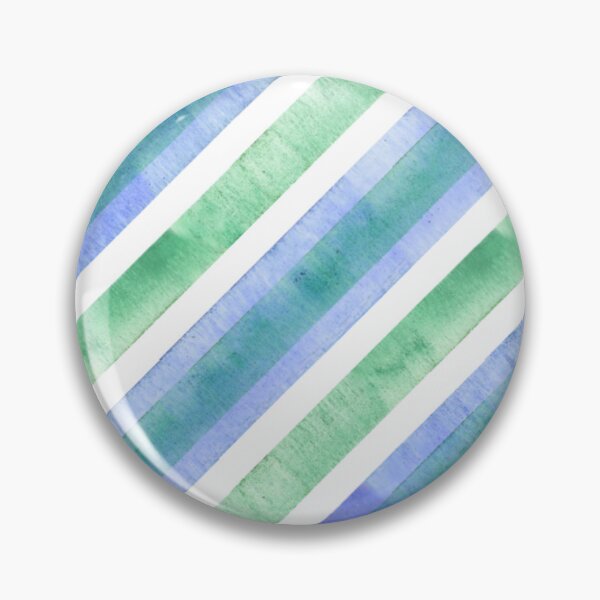 Item preview, Blue Green Watercolor Diagonal Pinstripe Pattern, Watercolor Diagonal Stripes, Watercolor Diagonal Lines  designed and sold by antevasinart.