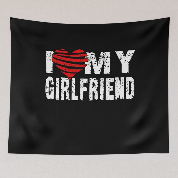 Item preview, I Love My Girlfriend Shirt I Heart My Girlfriend Gf Valentine designed and sold by Countrysmart.