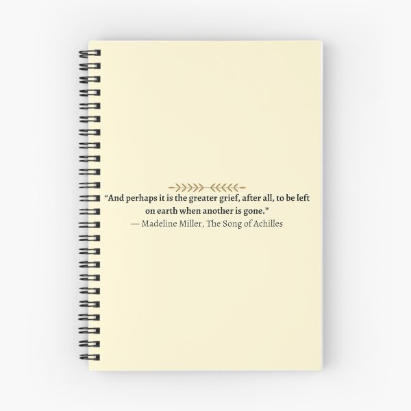 Item preview, The Song of Achilles Quote designed and sold by OumaMerch.