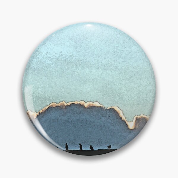 Item preview, Sparrows perching on a roof at sunset designed and sold by Anna Lemos.