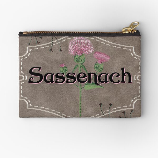 Item preview, Outlander - Sassenach Leather with Thistles and Branches designed and sold by dealchica.