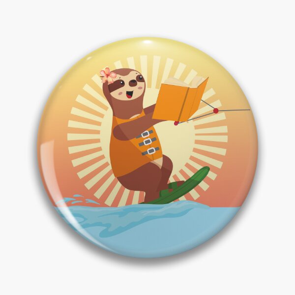 Item preview, The Jetski Book Sloth designed and sold by tmdaliggr.