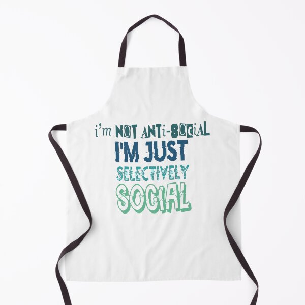 Item preview, i'm not anti-social i'm just selectively social - Anti Socialism Social Club designed and sold by secretbox.