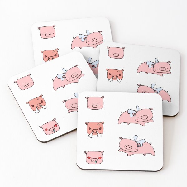 Item preview, Cute Flying Pigs Sticker Set designed and sold by Sammi Lin.