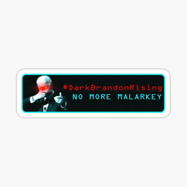 Dark Brandon Bumpersticker Sticker for Sale by partyfarty