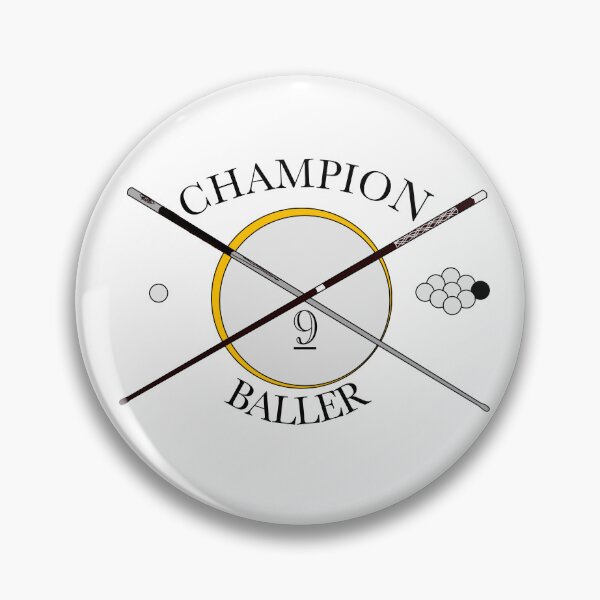 Item preview, 9-Ball Champion - Pool Hall Baller  designed and sold by Hair-brained  Haberdasher.