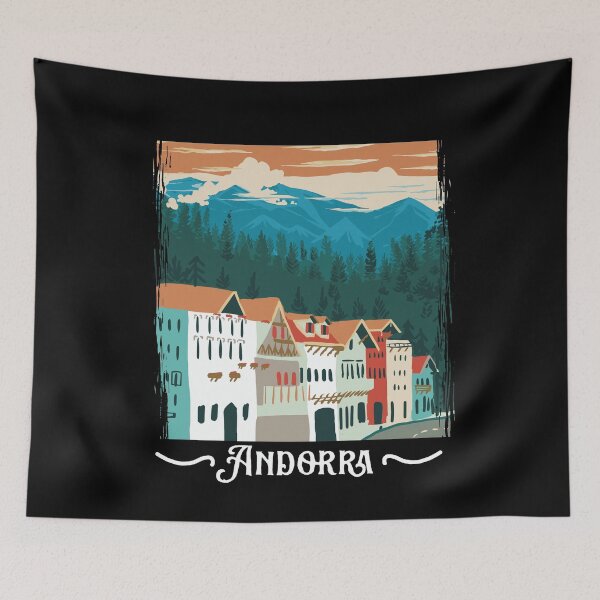 Item preview, Andorra Landscape With Mountains designed and sold by MrEddie10.