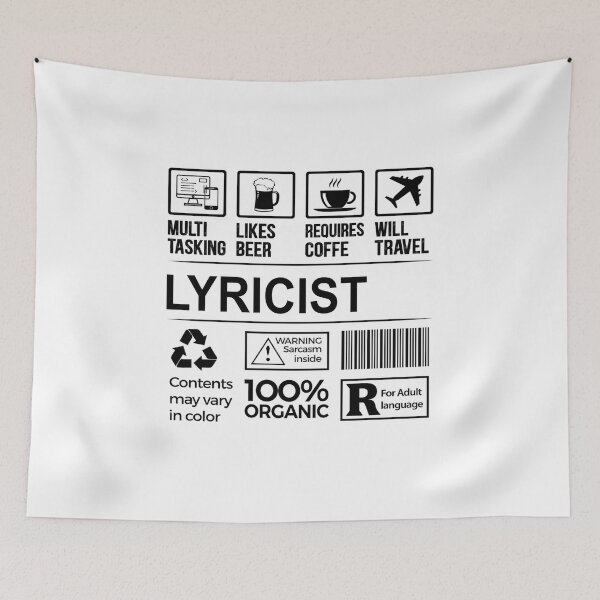 Item preview, lyricist T Shirt, MultiTasking Certified Job Gift Item, Job Profession,Mens Womens Girls Dad, lyricist Christmas Birthday Gift designed and sold by xlnv.