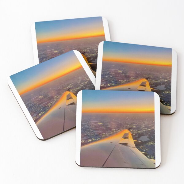 Item preview, Sunset from a Plane designed and sold by CreativeBuck.