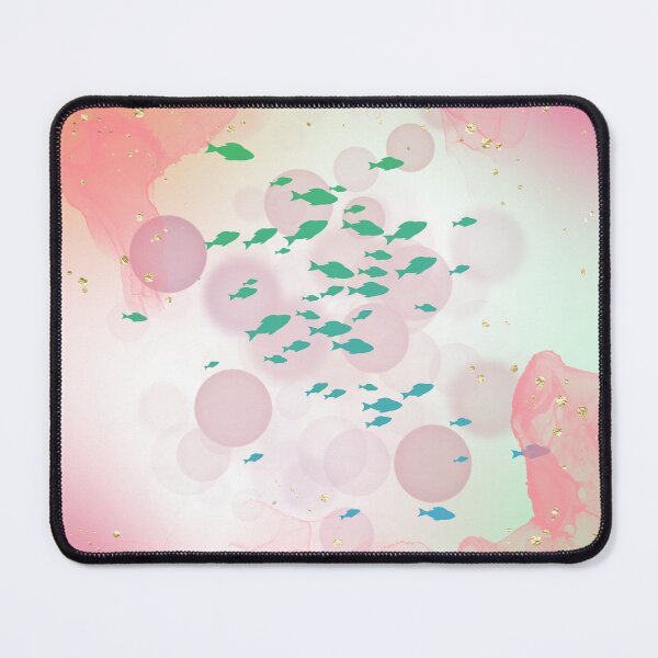 Item preview, Ethereal Fishes.. A pretty school of little fishes swimming in pastel bubbles designed and sold by ditzy-designs.