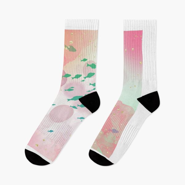 Item preview, Ethereal Fishes.. A pretty school of little fishes swimming in pastel bubbles designed and sold by Wonder & Whimsy.