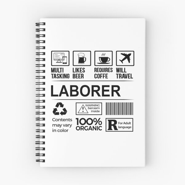 Item preview, laborer T Shirt, MultiTasking Certified Job Gift Item, Job Profession,Mens Womens Girls Dad, laborer Christmas Birthday Gift designed and sold by xlnv.