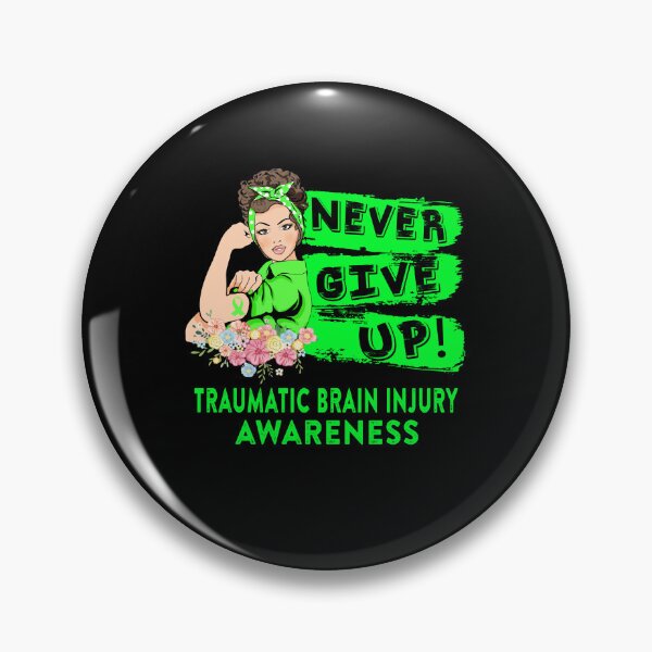 Item preview, Traumatic Brain Injury Warrior - Never Give Up! - Support Traumatic Brain Injury Warrior Gifts designed and sold by whlrcheryl.