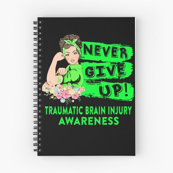 Item preview, Traumatic Brain Injury Warrior - Never Give Up! - Support Traumatic Brain Injury Warrior Gifts designed and sold by whlrcheryl.