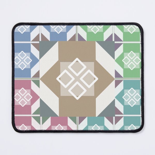 Item preview, Geometric Repeating Pattern Block designed and sold by The Bubble 1307.