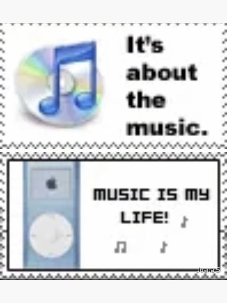 "its about the music, music is my life" Sticker for Sale by juanisanse