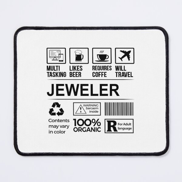 Item preview, jeweler T Shirt, MultiTasking Certified Job Gift Item, Job Profession,Mens Womens Girls Dad, jeweler Christmas Birthday Gift designed and sold by xlnv.