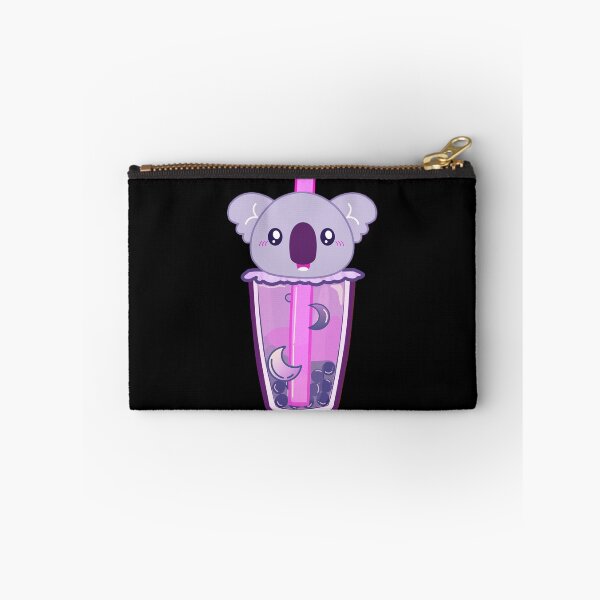 Item preview, Kawaii Koala Obsessed with Boba Drinks designed and sold by Yellow Coffee.