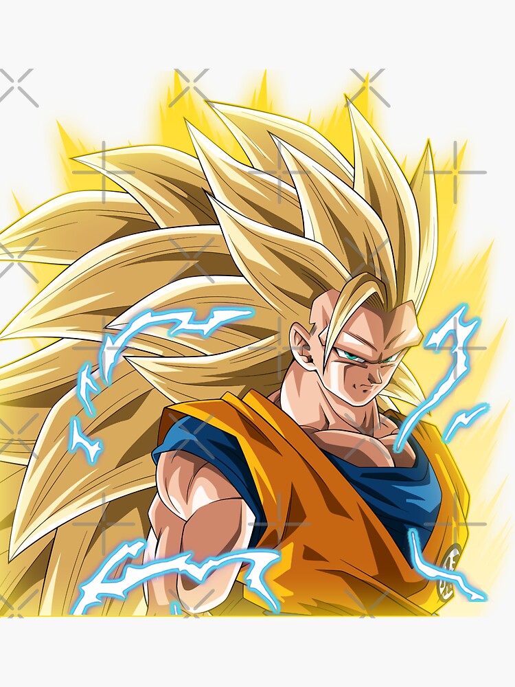 Goku Super Saiyan Sticker - Goku Super saiyan Super sayian