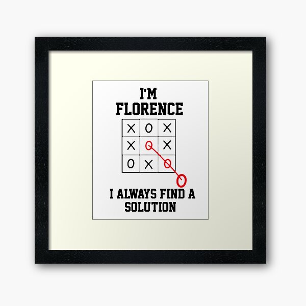 Item preview, Im Florence I Always Find A Solution  designed and sold by Yay Design.