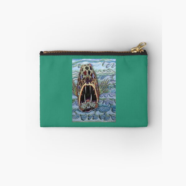 Item preview, 669 - FANG TOOTH FISH DESIGN - DAVE EDWARDS - COLOURED PENCILS - 2022 designed and sold by BLYTHART.