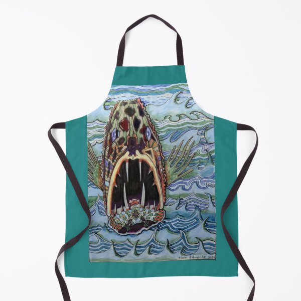 Item preview, 669 - FANG TOOTH FISH DESIGN - DAVE EDWARDS - COLOURED PENCILS - 2022 designed and sold by BLYTHART.