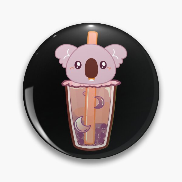 Item preview, Kawaii Koala Obsessed with Boba Drinks designed and sold by Yellow Coffee.