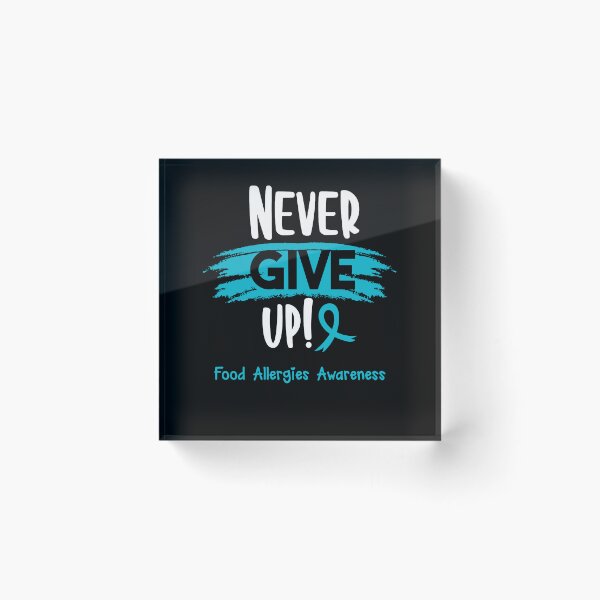 Item preview, Food Allergies Warrior - Food Allergies Awareness - Never Give Up! designed and sold by Robbsyn.