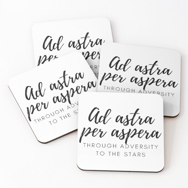 Item preview, Ad astra per aspera. - Through adversity to the stars designed and sold by Univers Gifts.