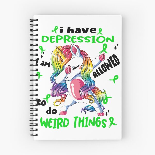 Item preview, Depression Awareness Funny I have Depression i'm allowed to do Weird Things! designed and sold by JanetShop809.