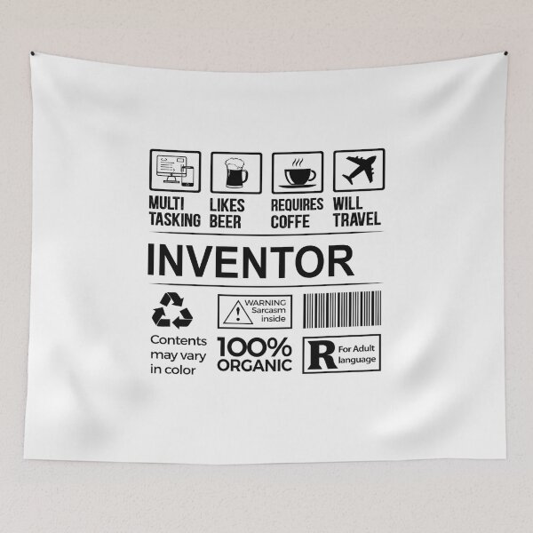 Item preview, inventor T Shirt, MultiTasking Certified Job Gift Item, Job Profession,Mens Womens Girls Dad, inventor Christmas Birthday Gift designed and sold by xlnv.