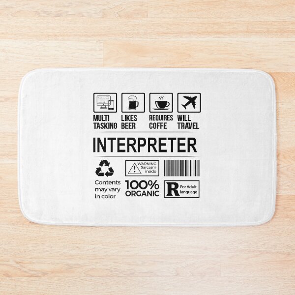 Item preview, interpreter T Shirt, MultiTasking Certified Job Gift Item, Job Profession,Mens Womens Girls Dad, interpreter Christmas Birthday Gift designed and sold by xlnv.